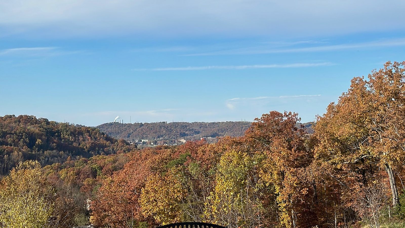 Autumn view over the hills from Rockcrest Pointe